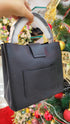 Shoulder Bag with Detachable Strap